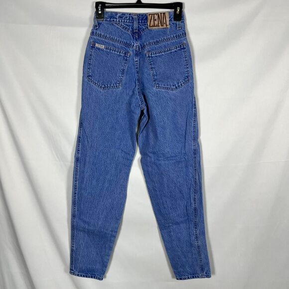 Vintage 90s ZENA Jeans High Waist Mom Tapered Denim Size 5 - Picture 4 of 8